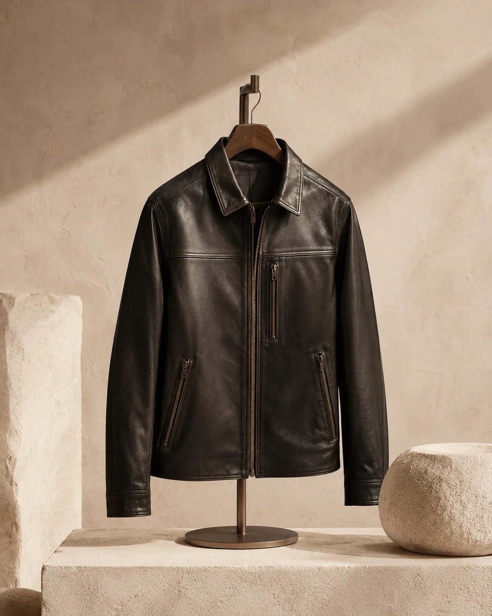 Men's leather jackets
